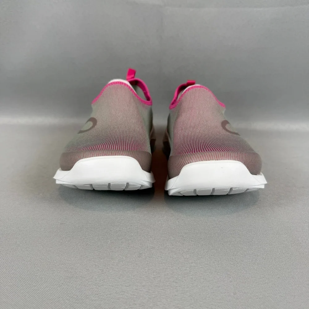 Oofos OOmg Sport Recovery Sneakers Womens 6 Fuchsia White Slip-On Light New NIB